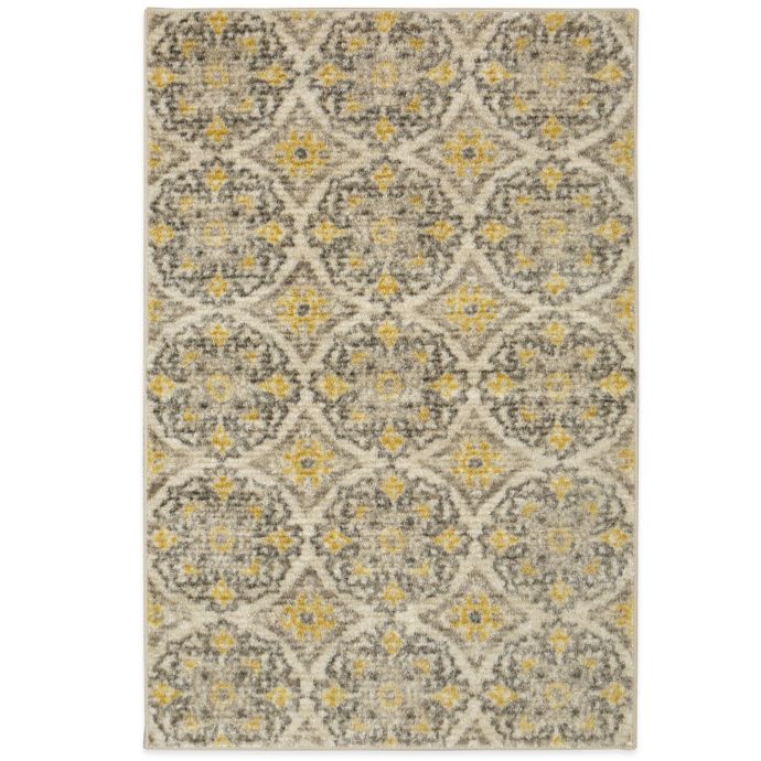 Mohawk Home Silk Elegance Rug in Beige Bed Bath and Beyond Canada