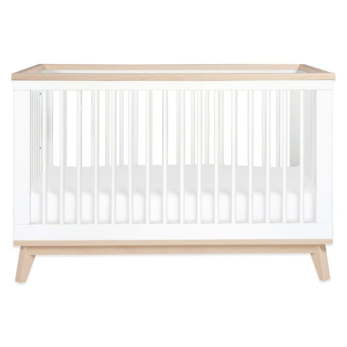 Babyletto Scoot 3 In 1 Convertible Crib In White Washed Natural