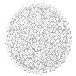 Heritage Lace® Dogwood 42-Inch Round Table Topper