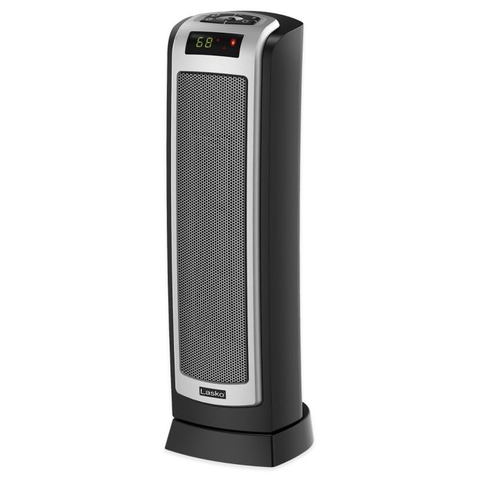 Lasko Compact 11 25 In 1500 Watt Electric Ceramic Portable Oscillating Space Heater 5409 The Home Depot