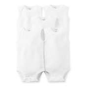 carter&#39;s&reg; Newborn 5-Pack Sleeveless Bodysuits in White