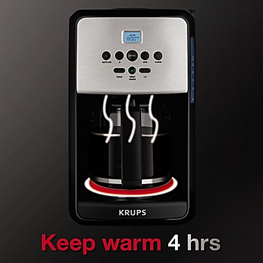 Krups&reg; 12-Cup Savoy Programmable Coffee Maker. View a larger version of this product image.
