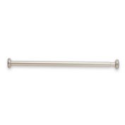 In-Tension Rod 18-Inch - 30-Inch Drapery Rod in Pewter