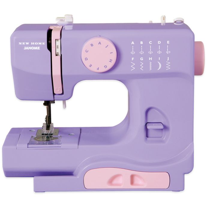 Janome Lady Lilac Portable Sewing Machine Bed Bath Beyond