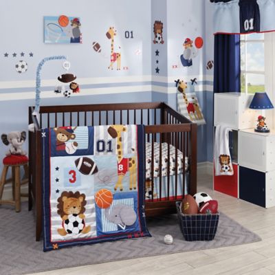 all star crib bedding