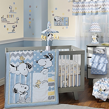 Lambs & Ivy&reg; My Little Snoopy&trade; Crib Bedding Collection. View a larger version of this product image.