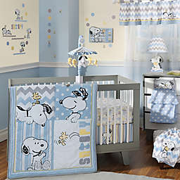 Lambs & Ivy® My Little Snoopy™ 4-Piece Crib Bedding Set