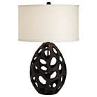 Alternate image 0 for Pacific Coast&reg; Lighting Luna Table Lamp in Black with Linen Shade
