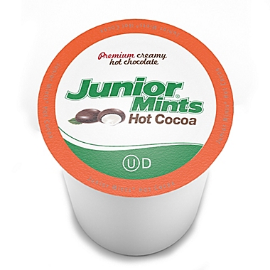 Junior Mints&reg; Mint Hot Cocoa Pods for Single Serve Coffee Makers 18-Count. View a larger version of this product image.