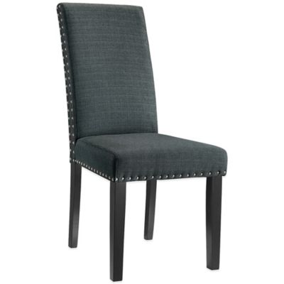 Modway Regent Upholstered Dining Side, Modway Marquis Modern Upholstered Fabric Dining Chair With Nailhead Trim In Gray