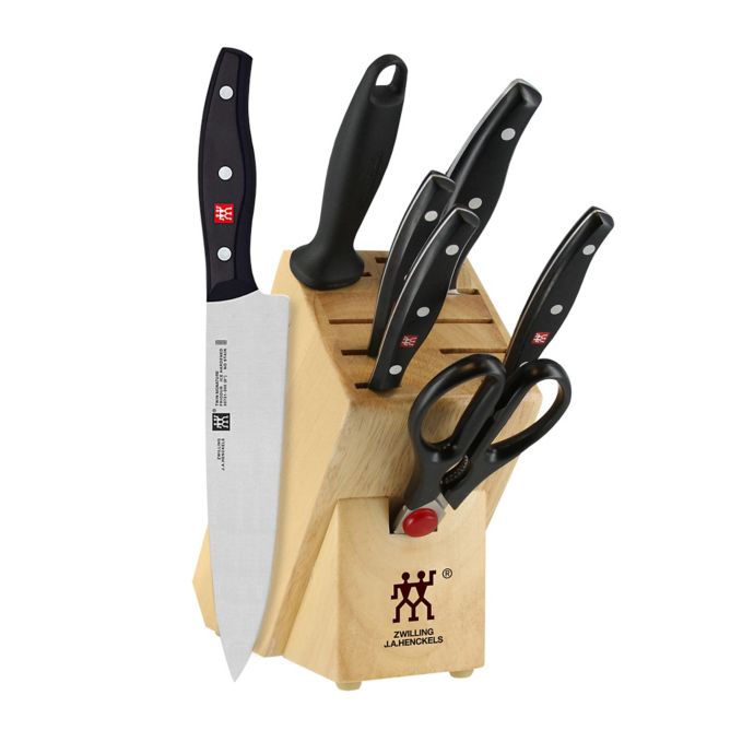 zwilling now s 7 piece knife block set