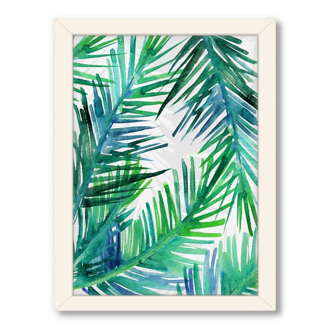 Americanflat Urban Road Collection Tropical 2 Framed Art Work | Bed ...