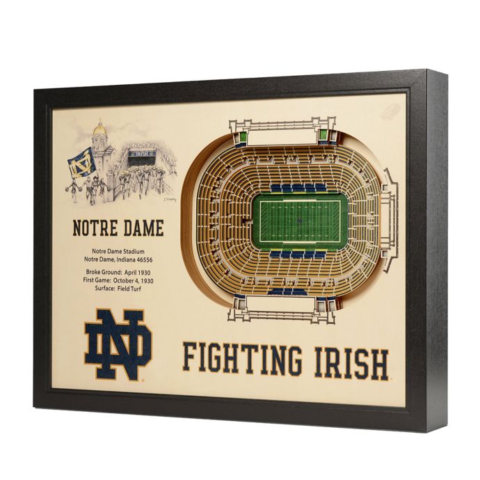 University Of Notre Dame Stadium Views Wall Art Bed Bath Beyond