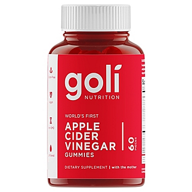 Goli Nutrition 60-Count Apple Cider Vinegar Gummies. View a larger version of this product image.