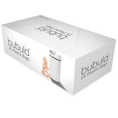 Bubula&trade; 25-Count Plastic Diaper Pail Refill Bags