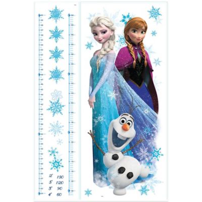 Disney&reg; &quot;Frozen&quot; Anna, Elsa, and Olaf Peel and Stick Giant Growth Chart