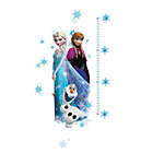 Alternate image 1 for Disney&reg; &quot;Frozen&quot; Anna, Elsa, and Olaf Peel and Stick Giant Growth Chart