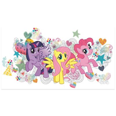 "My Little Pony®" Wall Graphix Peel and Stick Giant Wall Decals Bed