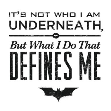 Batman Quote Peel and Stick Wall Decals | Bed Bath & Beyond