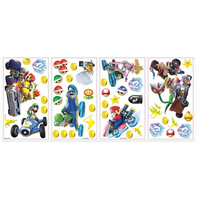 Mario Kart 8 Peel and Stick Wall Decals Bed Bath and Beyond Canada