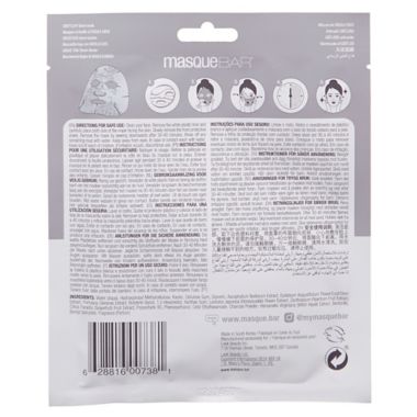 masqueBAR&trade; 1-Count Sheet Mask in Grey Clay. View a larger version of this product image.