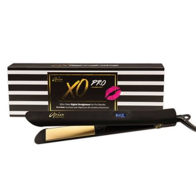Aria Beauty XO Pro 1-Inch Infrared Hair Straightener in Black