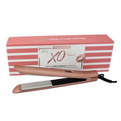 Aria Beauty XO Pro 1-Inch Infrared Straightener in Rose Gold