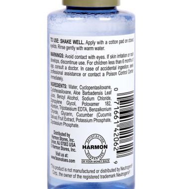Harmon&reg; Face Values&trade; 2 oz. Oil-Free Eye Makeup Remover. View a larger version of this product image.