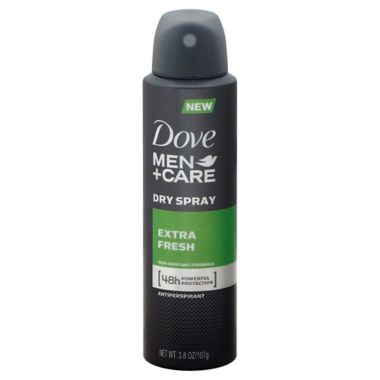 Dove® Men+Care 3.8 oz. Dry Spray Antiperspirant in Extra Fresh | Bed Bath &