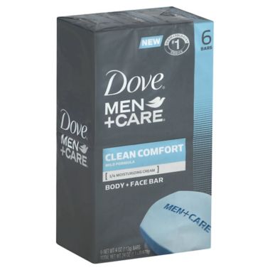 Dove 6-Count Men+Care Body and Face Bar in Clean Comfort. View a larger version of this product image.