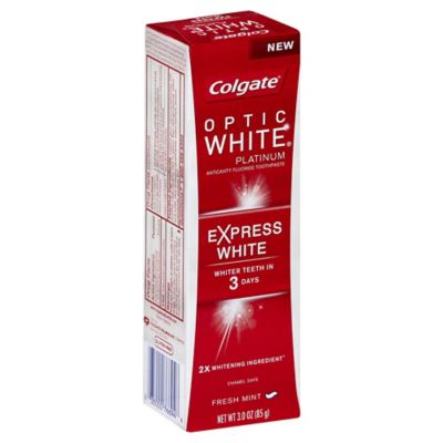 Colgate&reg; Optic White&reg; Platinum Express White 3 oz. Toothpaste in Fresh Mint