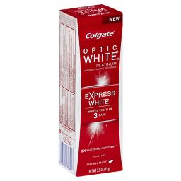 Colgate® Optic White® Platinum Express White 3 oz. Toothpaste in Fresh Mint