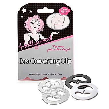Hollywood Fashion Secrets&reg; Bra Converting Clip (Set of 4). View a larger version of this product image.