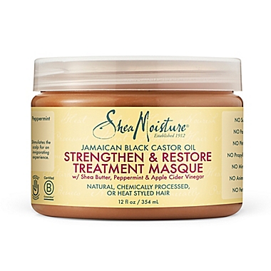 SheaMoisture&reg; 12 fl. oz. Jamaican Black Castor Oil Strengthen &amp; Restore Treatment Masque. View a larger version of this product image.