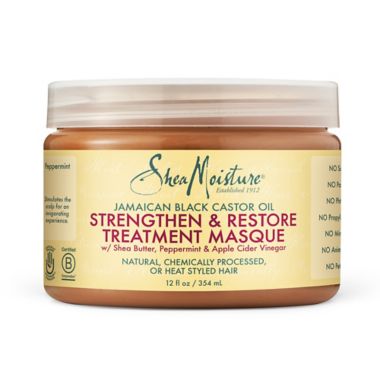 SheaMoisture&reg; 12 fl. oz. Jamaican Black Castor Oil Strengthen &amp; Restore Treatment Masque. View a larger version of this product image.