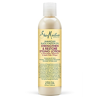 SheaMoisture&reg; 8 fl. oz. Jamaican Black Castor Oil Strengthen &amp; Restore Styling Lotion. View a larger version of this product image.