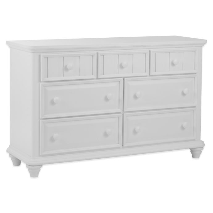 Pulaski Summer Time 7 Drawer Dresser In White Bed Bath Beyond