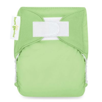 bumGenius&trade; All-In-One Newborn X-Small Stay Dry Cloth Diaper in Grasshopper
