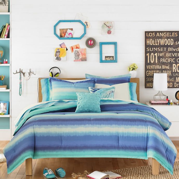Teen Vogue Electric Beach Comforter Set In Blue Green Bed Bath