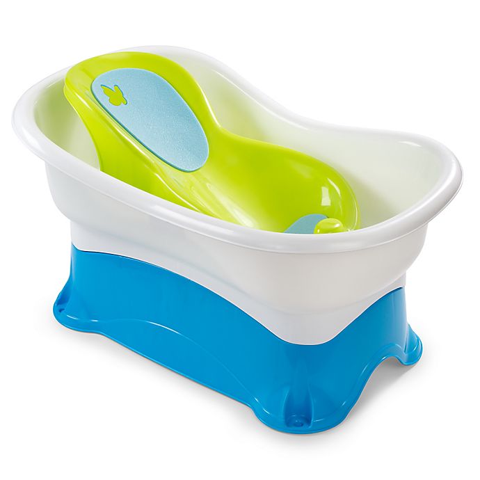 Summer Infant® Right Height Bath Tub in Green/White/Blue