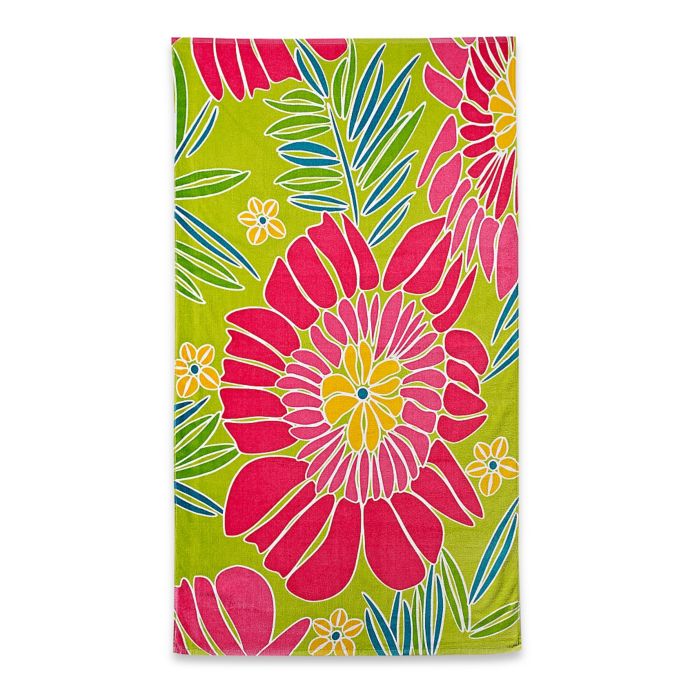 Lily Beach Towel | Bed Bath and Beyond Canada