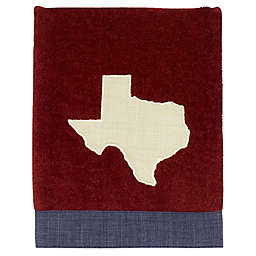Avanti Texas Map Hand Towel in Brick