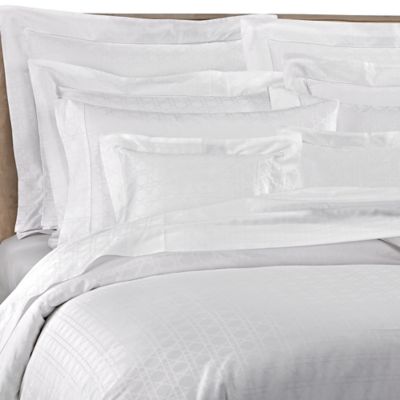 Bellino Fine Linens Viennese Netting Jacquard Cotton Duvet Cover