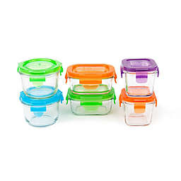 Wean Green® 6-Pack Baby Feeding Starter Set with Smart Clip Lids