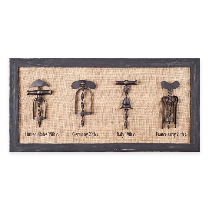 Framed 28 Inch X 14 Inch 3d Corkscrew Wall Art Bed Bath Beyond