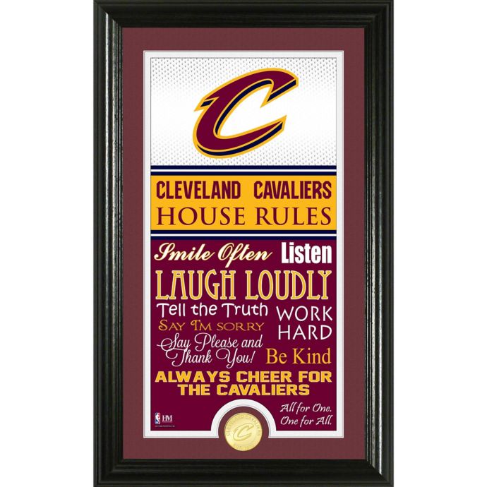 NBA Cleveland Cavaliers House Rules Photo Mint Bed Bath & Beyond