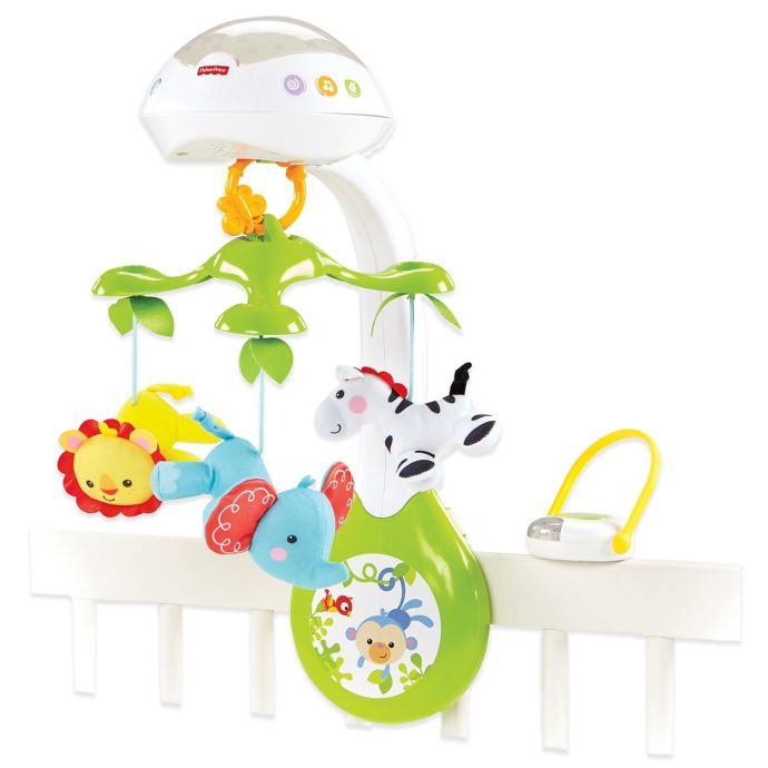 Fisher Price 3 In 1 Rainforest Friends Deluxe Projection Mobile