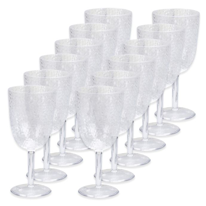 acrylic water goblets