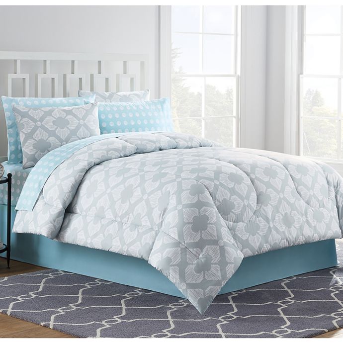 Chandra Comforter Set In Light Grey Bed Bath Beyond