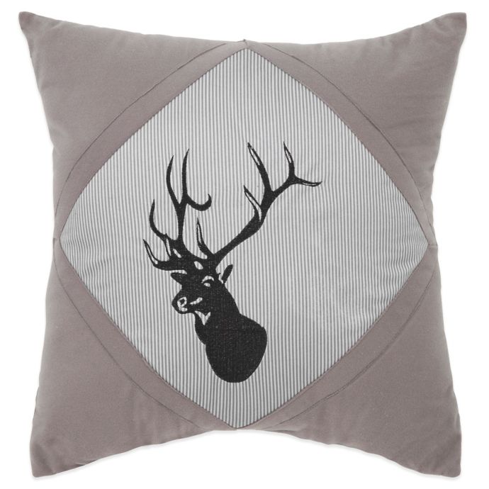 True Timber Southwest Square Throw Pillow In Grey Bed Bath Beyond